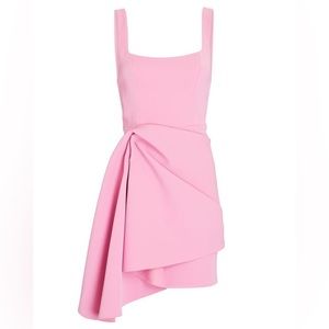 Clarke Draped Neoprene Mini Dress